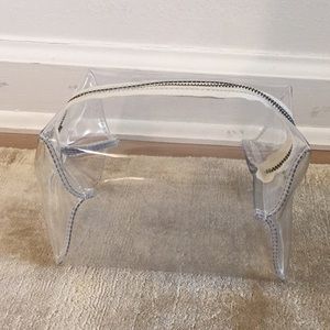 Madewell Transparent Zipper Bag with tags!!!